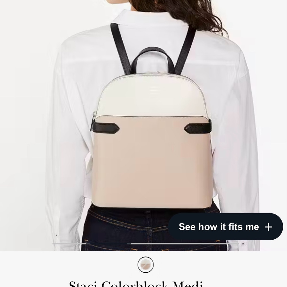Kate Spade Staci Colorblock Medium Dome Backpack - original packaging tags on